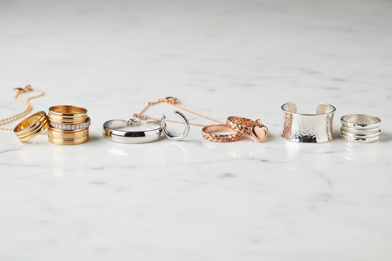 Jewelry Metal Guide: Gold, Silver & Gold-Plated (Vermeil) Explained