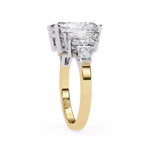 Radiant-Cut Lab-Grown Diamond Five-Stone Ring | Radiant & Baguette Sides | VR260086