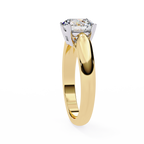 2.00ct Round Brilliant Lab-Grown Diamond Ring | Four-Prong Cathedral Setting | Wide Tapered Shank | VR260029