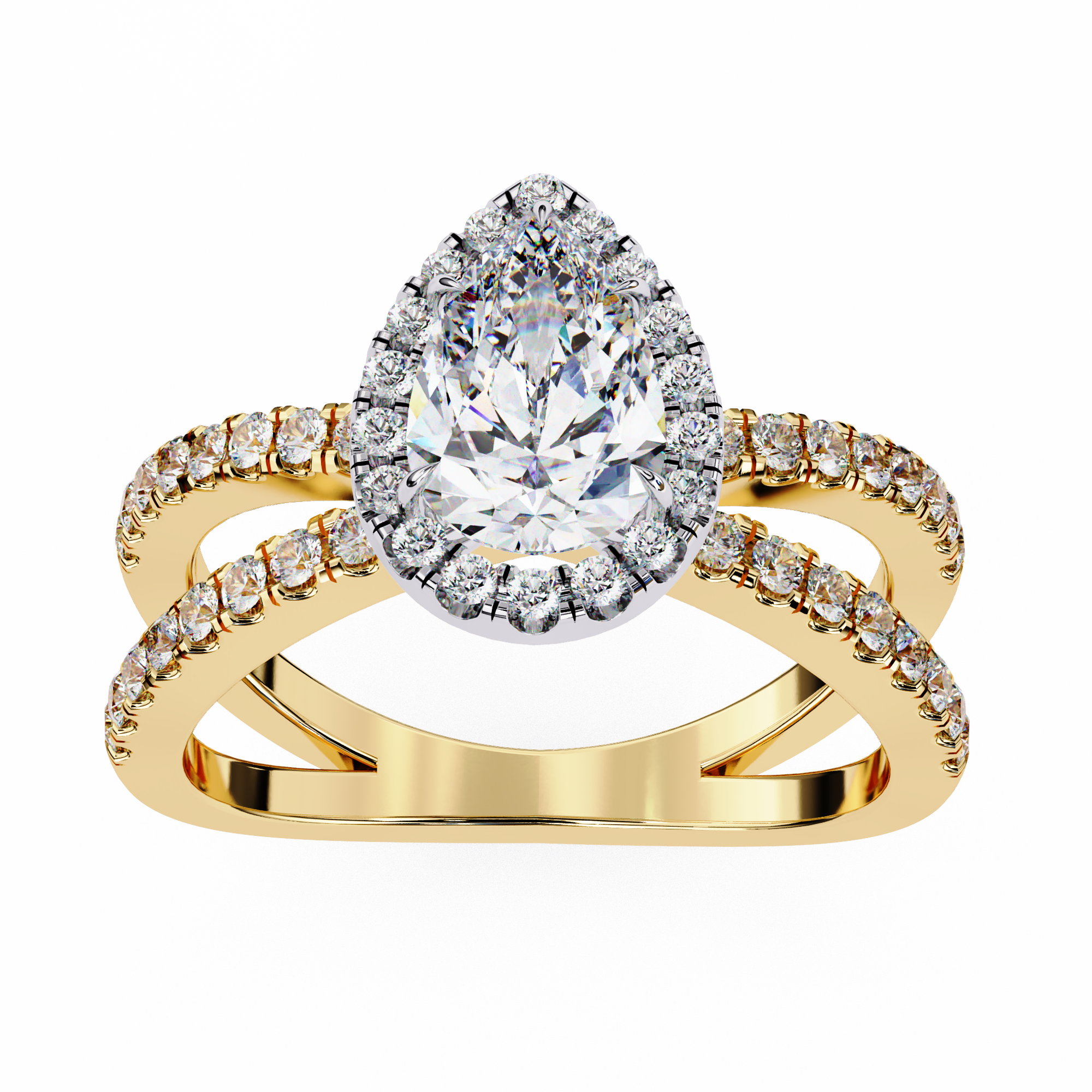 1.20ct Pear Cut Lab-Grown Diamond Ring | Solitaire | VR260051