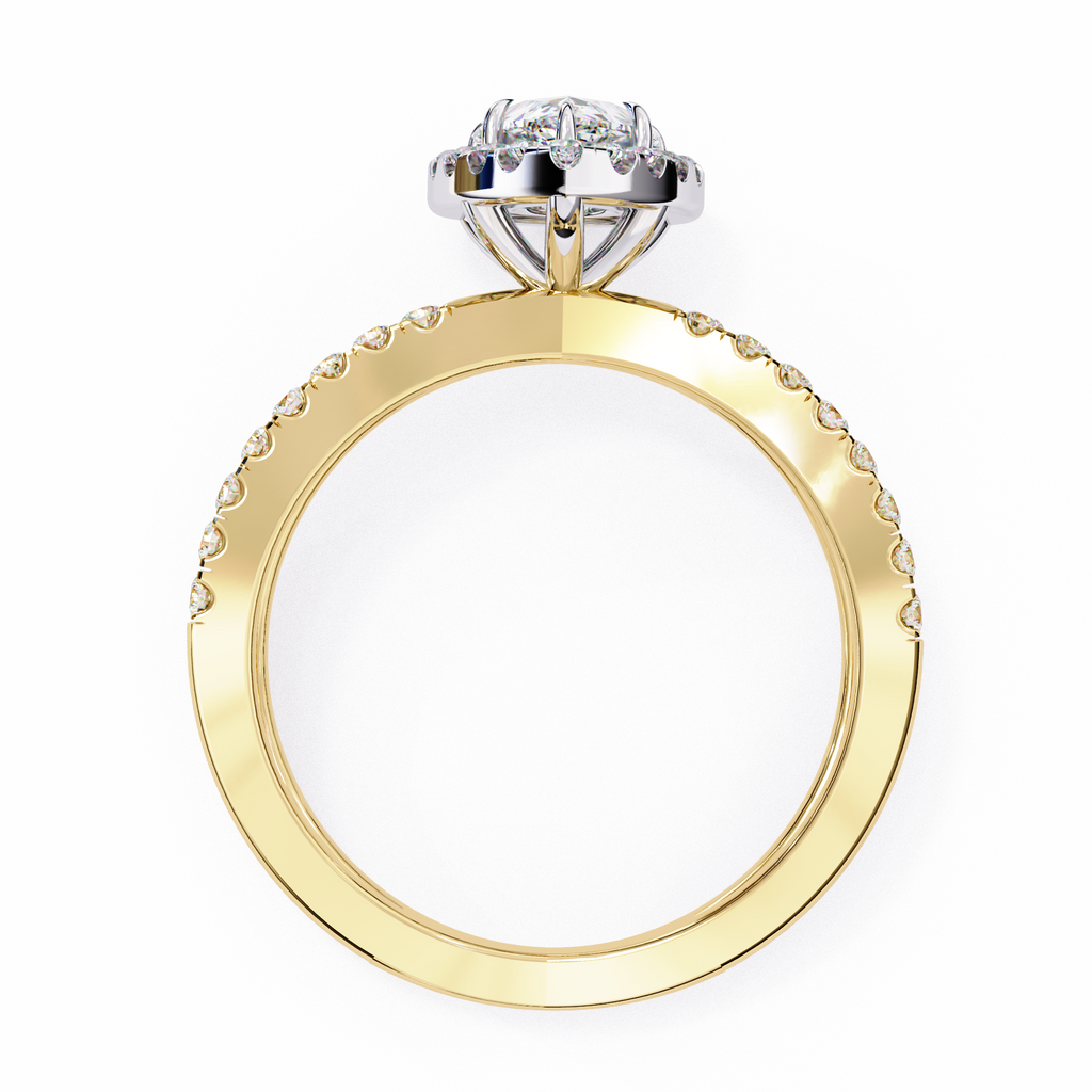 1.20ct Pear Cut Lab-Grown Diamond Ring | Solitaire | VR260051