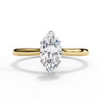 0.80ct Marquise Cut Lab-Grown Diamond Solitaire Engagement Ring