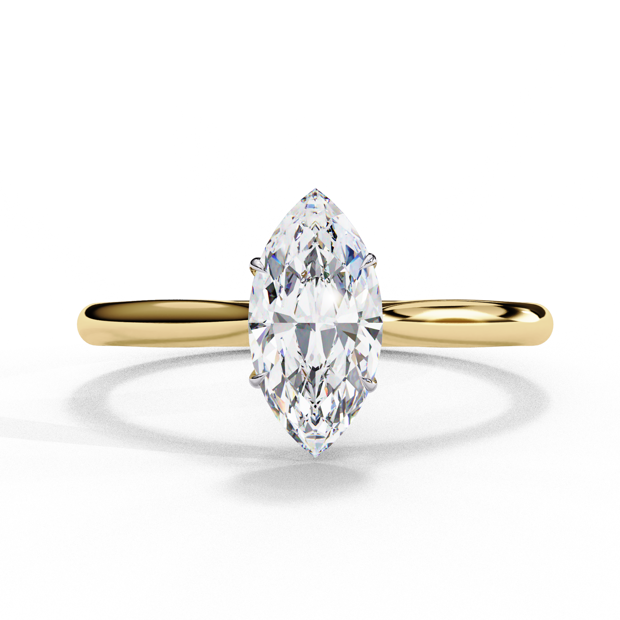 0.80ct Marquise Cut Lab-Grown Diamond Solitaire Engagement Ring
