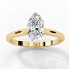 0.80ct Marquise Cut Lab-Grown Diamond Solitaire Engagement Ring