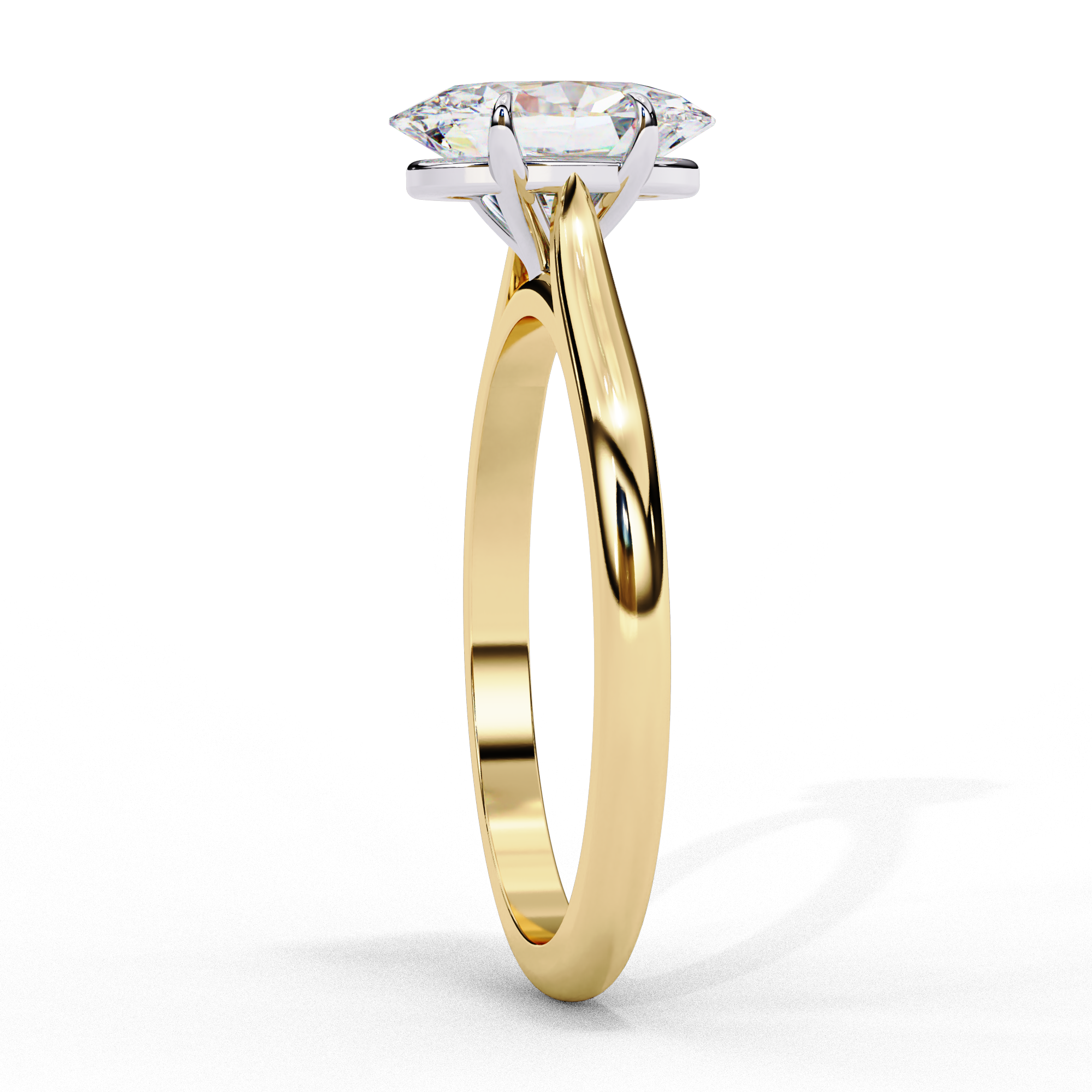 1.25ct Oval Cut Lab-Grown Diamond Solitaire Engagement Ring