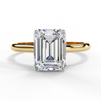 2.50ct Emerald Cut Lab-Grown Diamond Solitaire Engagement Ring