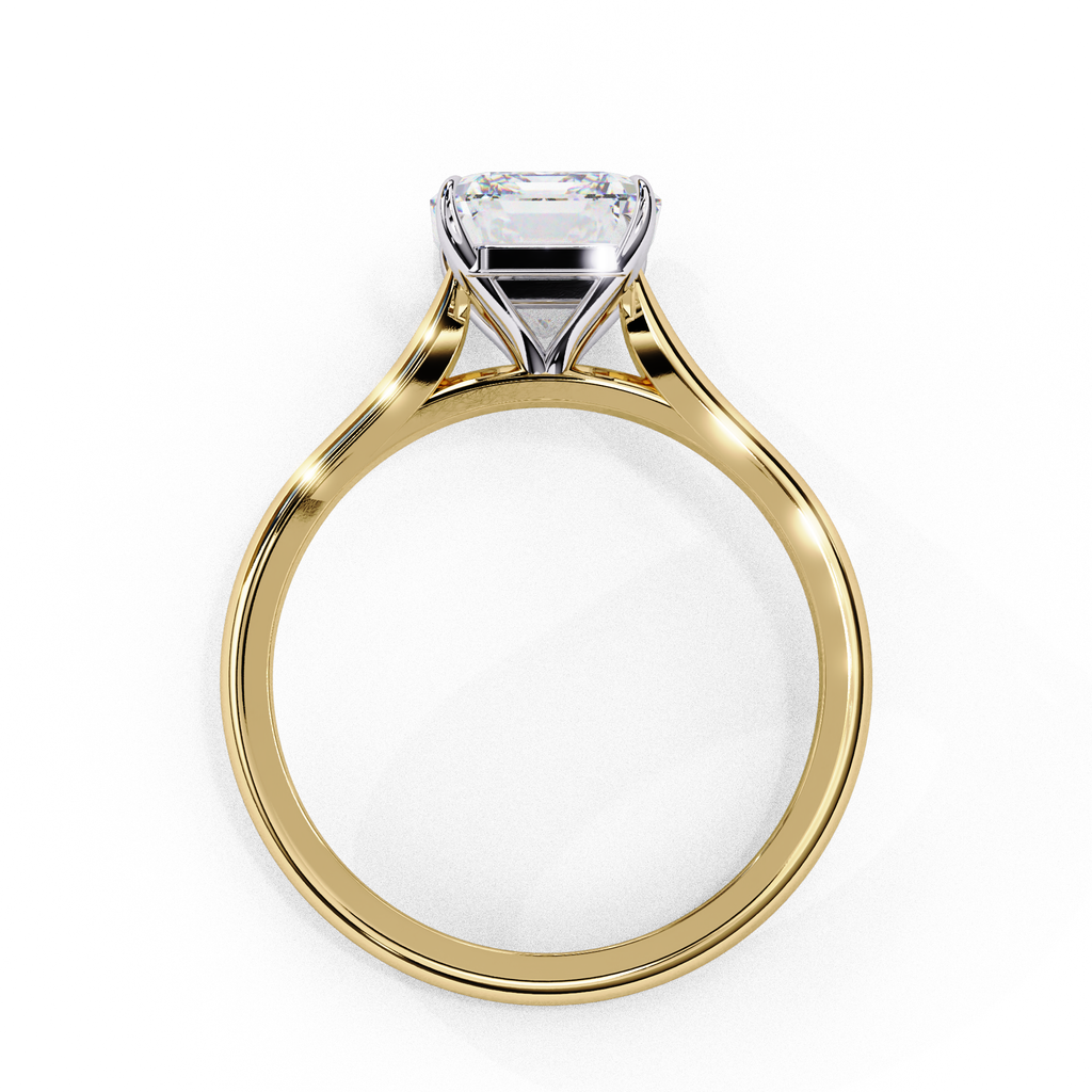 3.00ct Radiant Cut Lab-Grown Diamond Solitaire Engagement Ring