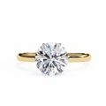 2.25ct Round Brilliant Lab-Grown Diamond Engagement Ring | Hidden Pavé Gallery