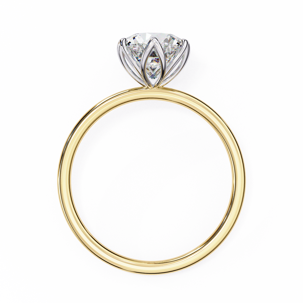 2.00ct Round Brilliant Lab-Grown Diamond Ring | Six-Prong Tulip Basket Setting | VR260027