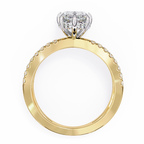 1.50ct Marquise Cut Lab-Grown Diamond Ring | Pavé Gallery & Pavé Shank | VR260035