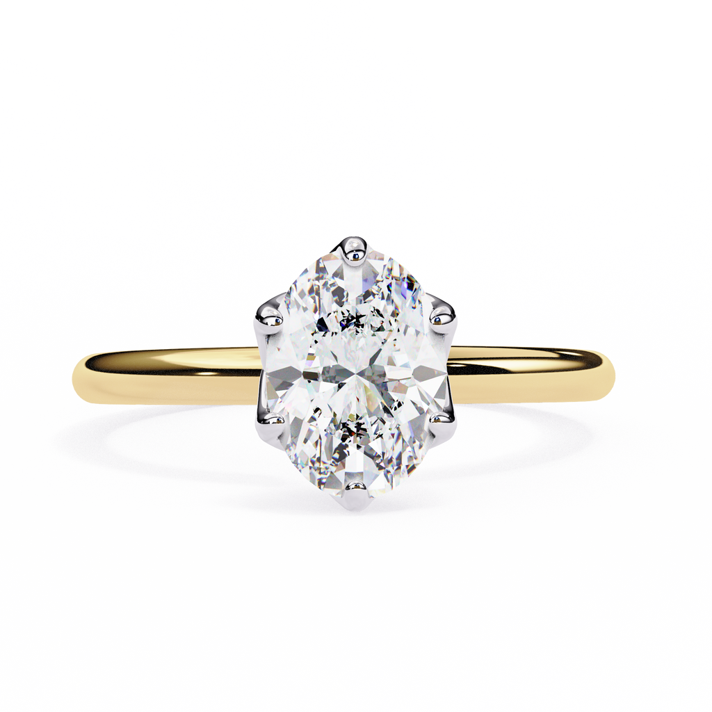 2.75ct Oval Cut Lab-Grown Diamond Ring | Distinctive Gallery | VR260053