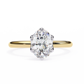 2.75ct Oval Cut Lab-Grown Diamond Ring | Distinctive Gallery | VR260053