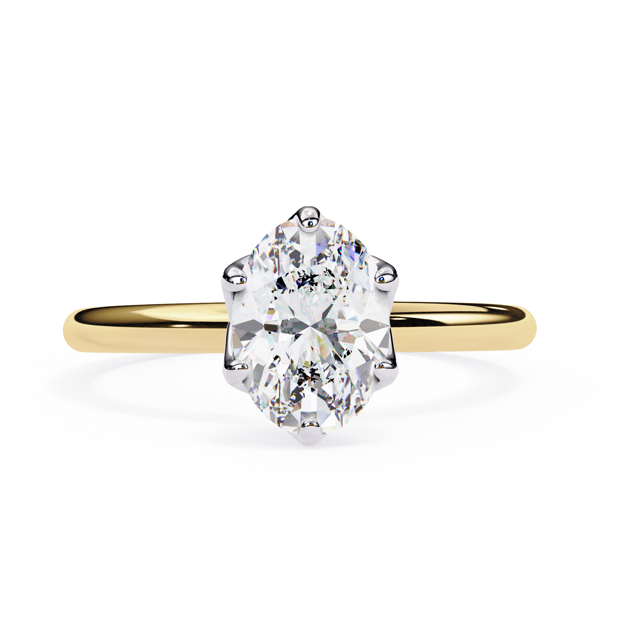 2.75ct Oval Cut Lab-Grown Diamond Ring | Distinctive Gallery | VR260053