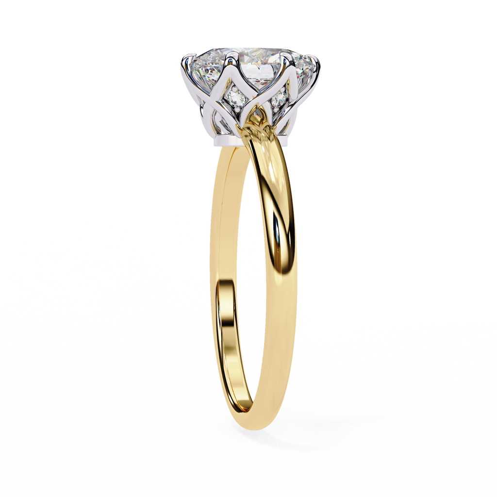 2.75ct Oval Cut Lab-Grown Diamond Ring | Distinctive Gallery | VR260053