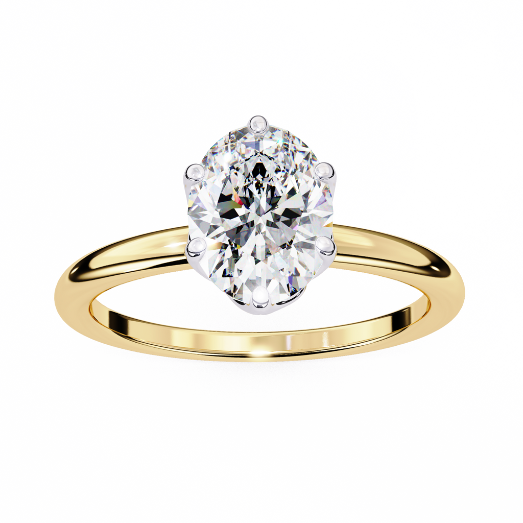 2.75ct Oval Cut Lab-Grown Diamond Ring | Distinctive Gallery | VR260053