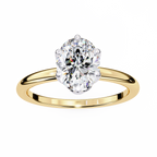 2.75ct Oval Cut Lab-Grown Diamond Ring | Distinctive Gallery | VR260053