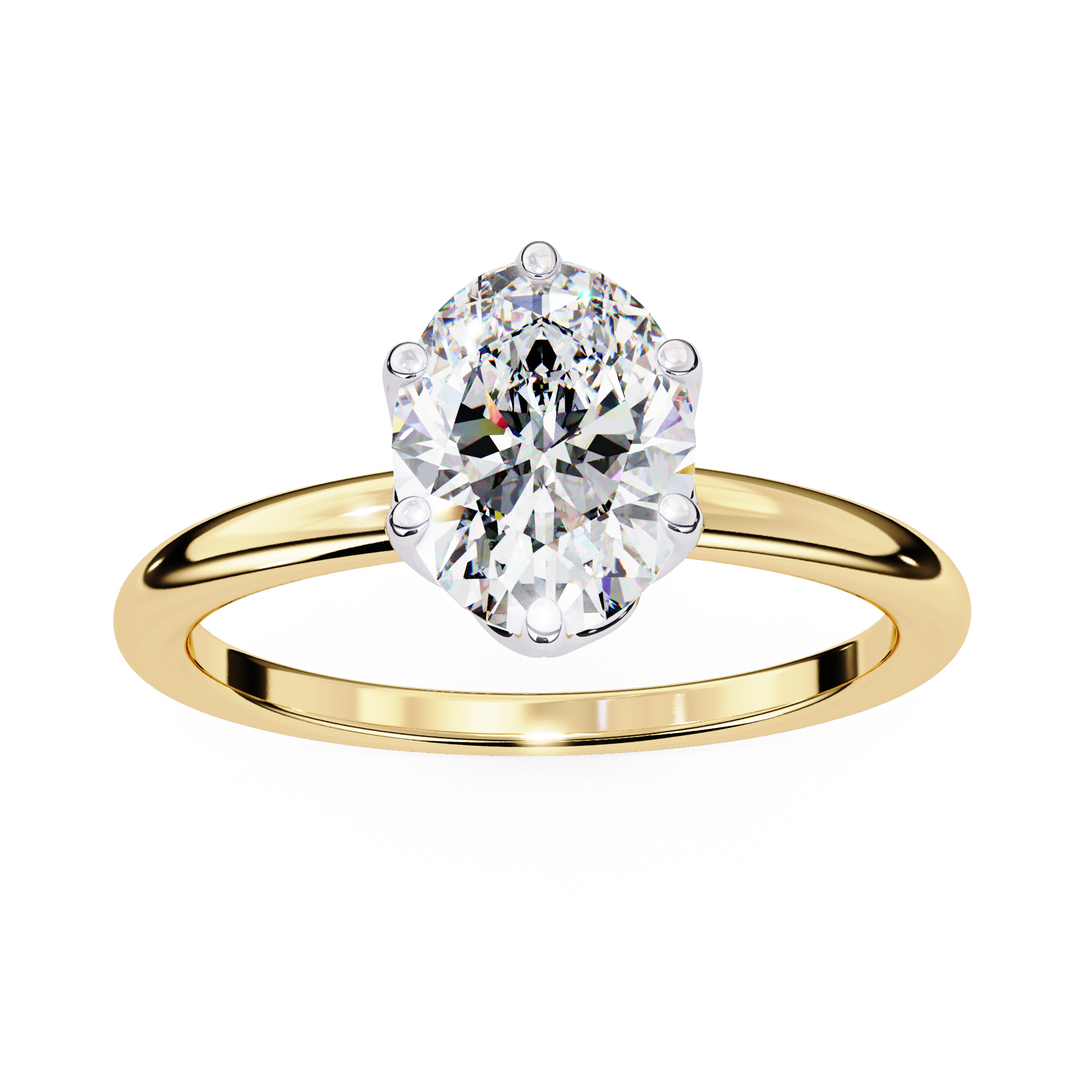 2.75ct Oval Cut Lab-Grown Diamond Ring | Distinctive Gallery | VR260053