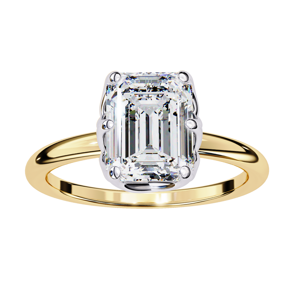 2.00ct Emerald Cut Lab-Grown Diamond Ring | Distinctive Gallery | VR260054