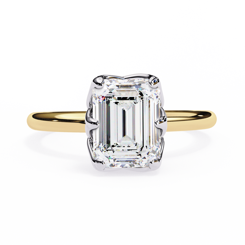 2.00ct Emerald Cut Lab-Grown Diamond Ring | Distinctive Gallery | VR260054