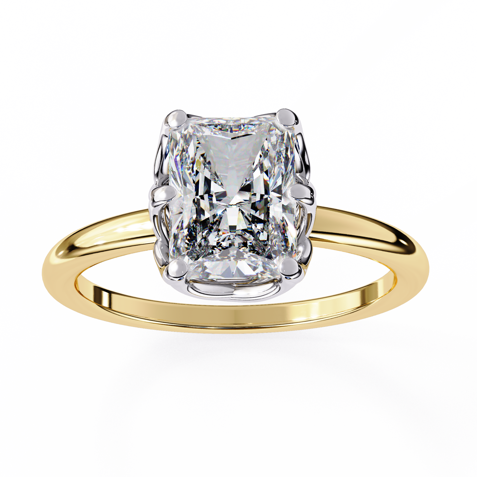 2.50ct Radiant Cut Lab-Grown Diamond Ring | Distinctive Gallery | VR260055