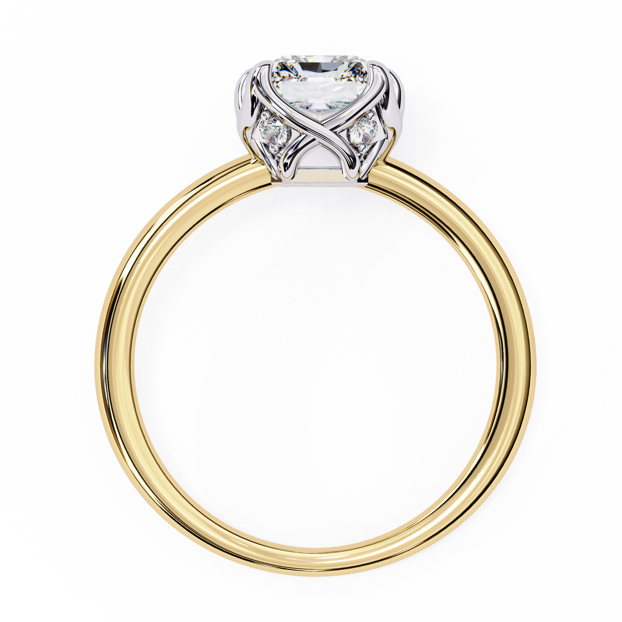 2.50ct Radiant Cut Lab-Grown Diamond Ring | Distinctive Gallery | VR260055