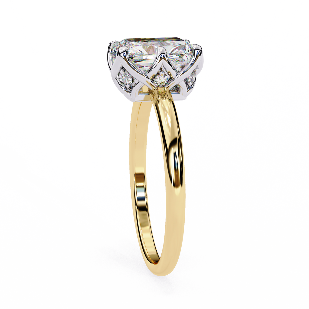 2.50ct Radiant Cut Lab-Grown Diamond Ring | Distinctive Gallery | VR260055