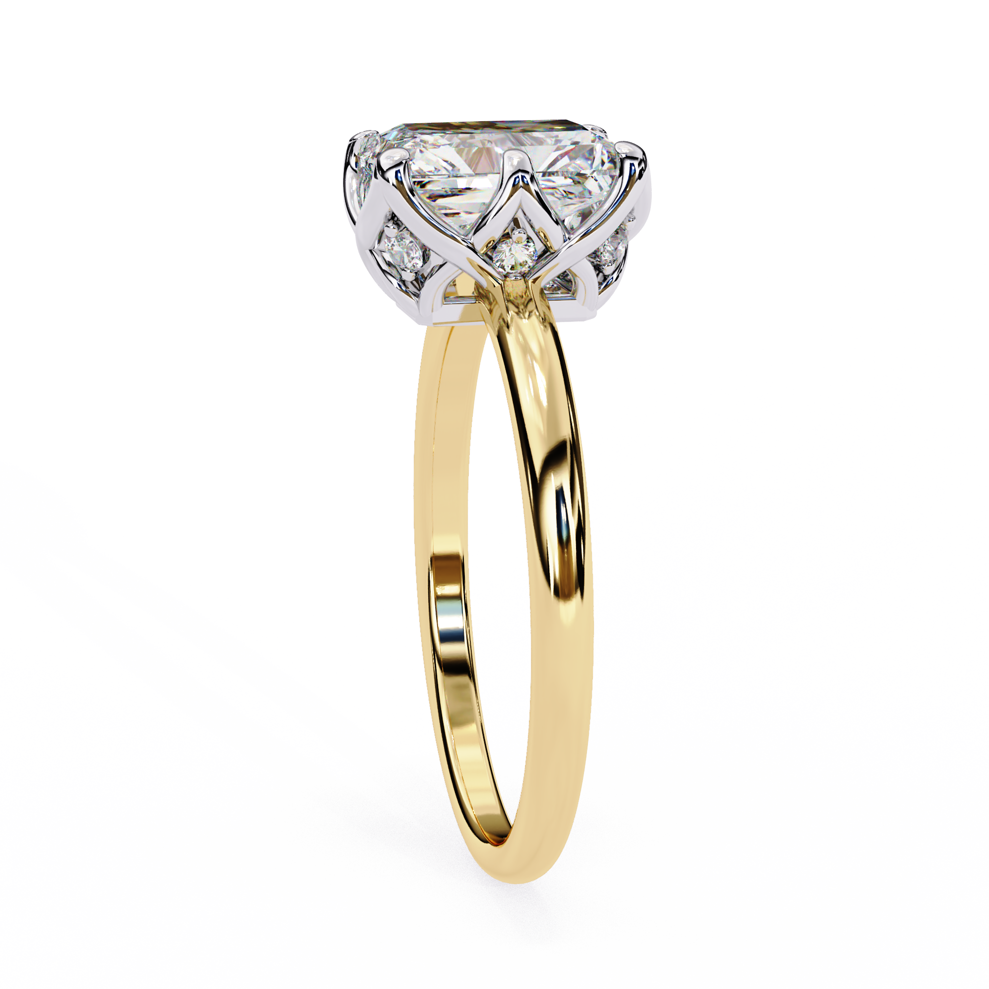2.50ct Radiant Cut Lab-Grown Diamond Ring | Distinctive Gallery | VR260055