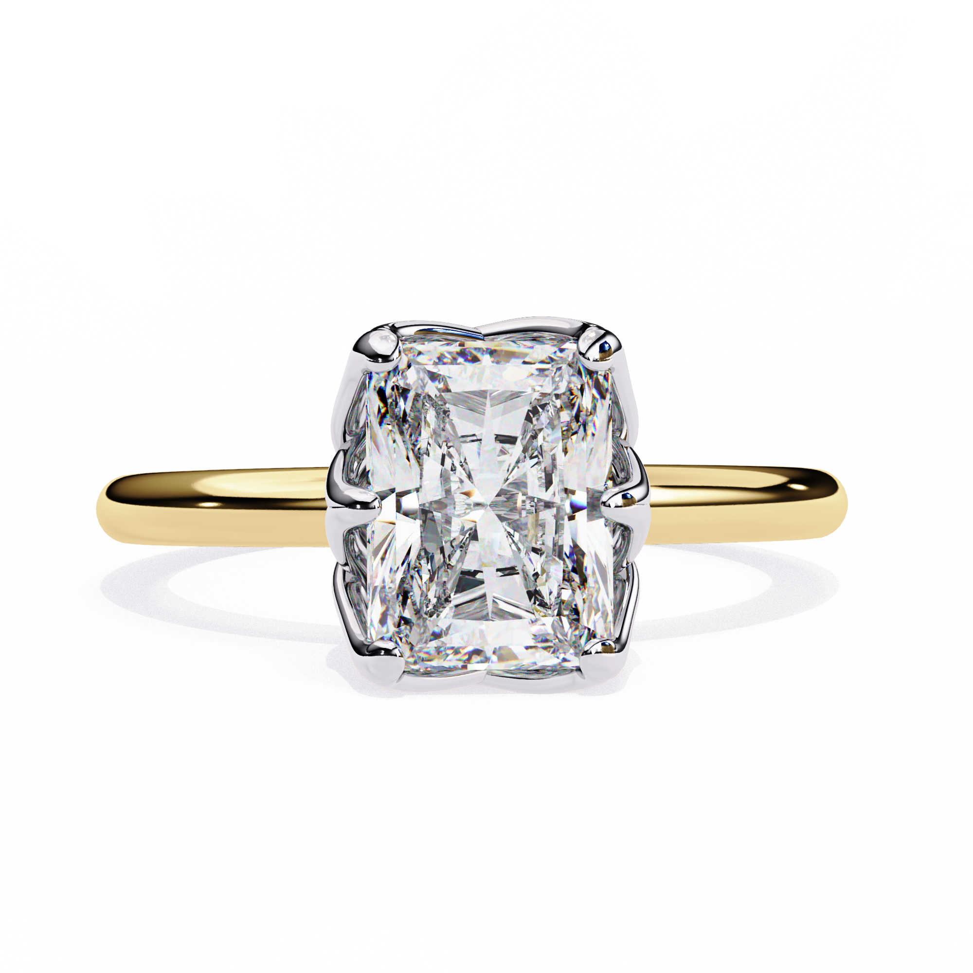 2.50ct Radiant Cut Lab-Grown Diamond Ring | Distinctive Gallery | VR260055