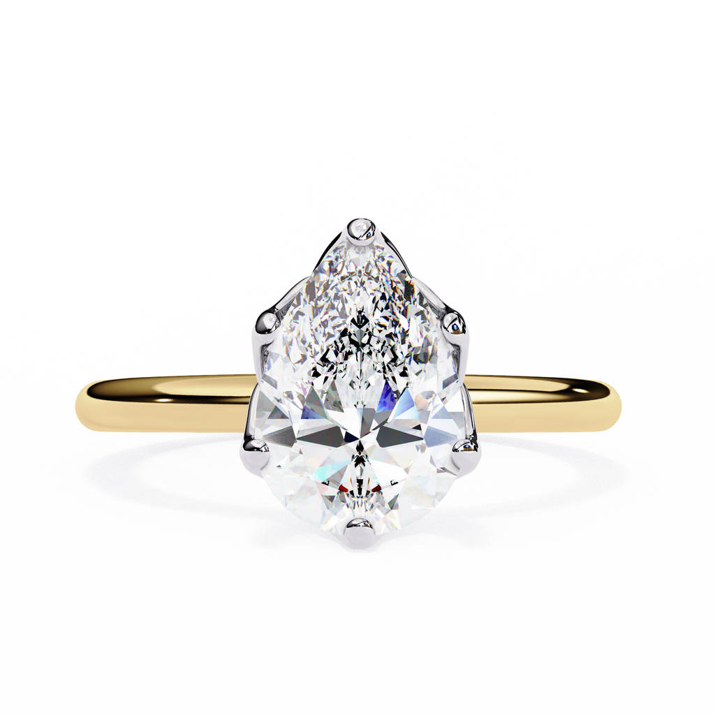 1.80ct Pear Cut Lab-Grown Diamond Ring | Distinctive Gallery | VR260057