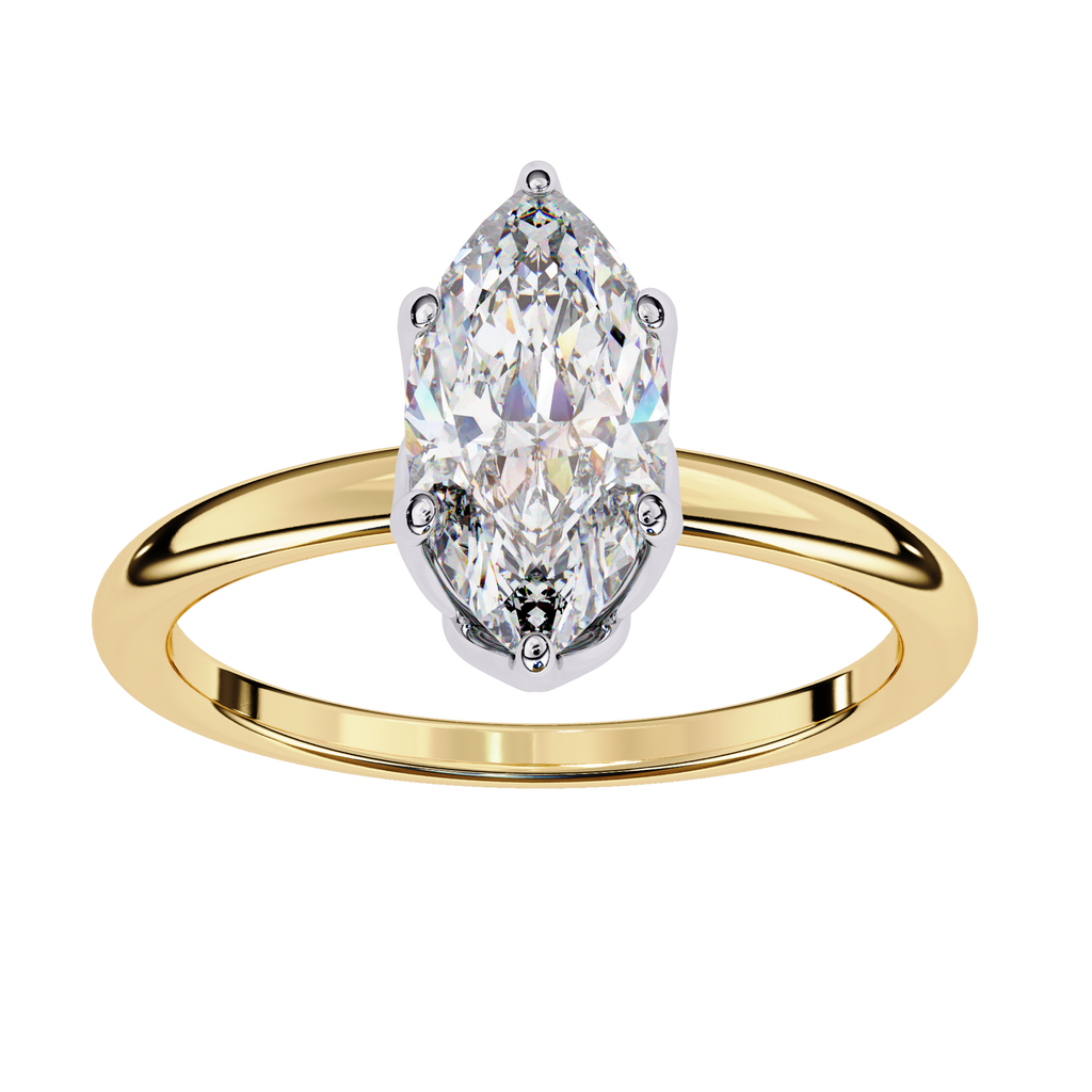 1.00ct Marquise Cut Lab-Grown Diamond Ring | Distinctive Gallery | VR260058