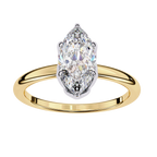 1.00ct Marquise Cut Lab-Grown Diamond Ring | Distinctive Gallery | VR260058