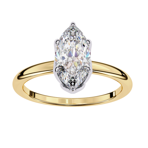 1.00ct Marquise Cut Lab-Grown Diamond Ring | Distinctive Gallery | VR260058