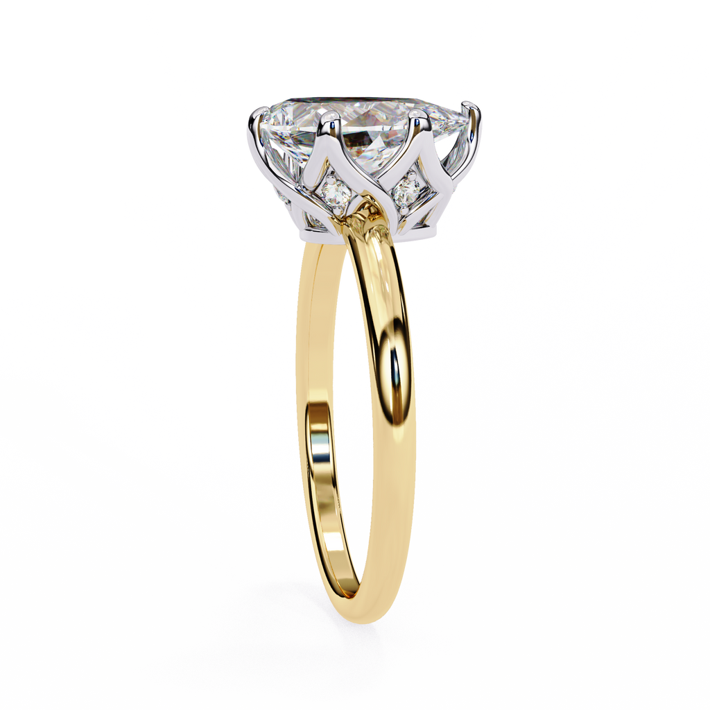 1.00ct Marquise Cut Lab-Grown Diamond Ring | Distinctive Gallery | VR260058