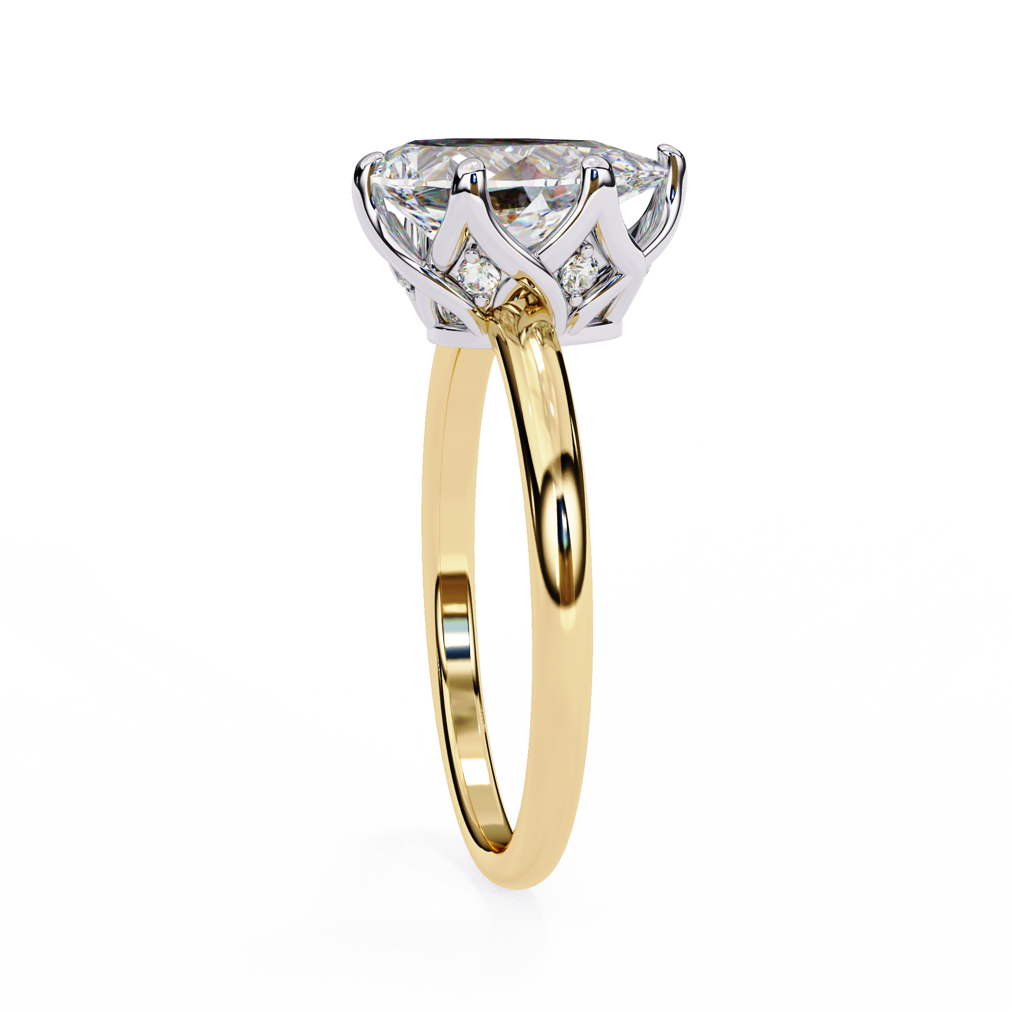 1.00ct Marquise Cut Lab-Grown Diamond Ring | Distinctive Gallery | VR260058