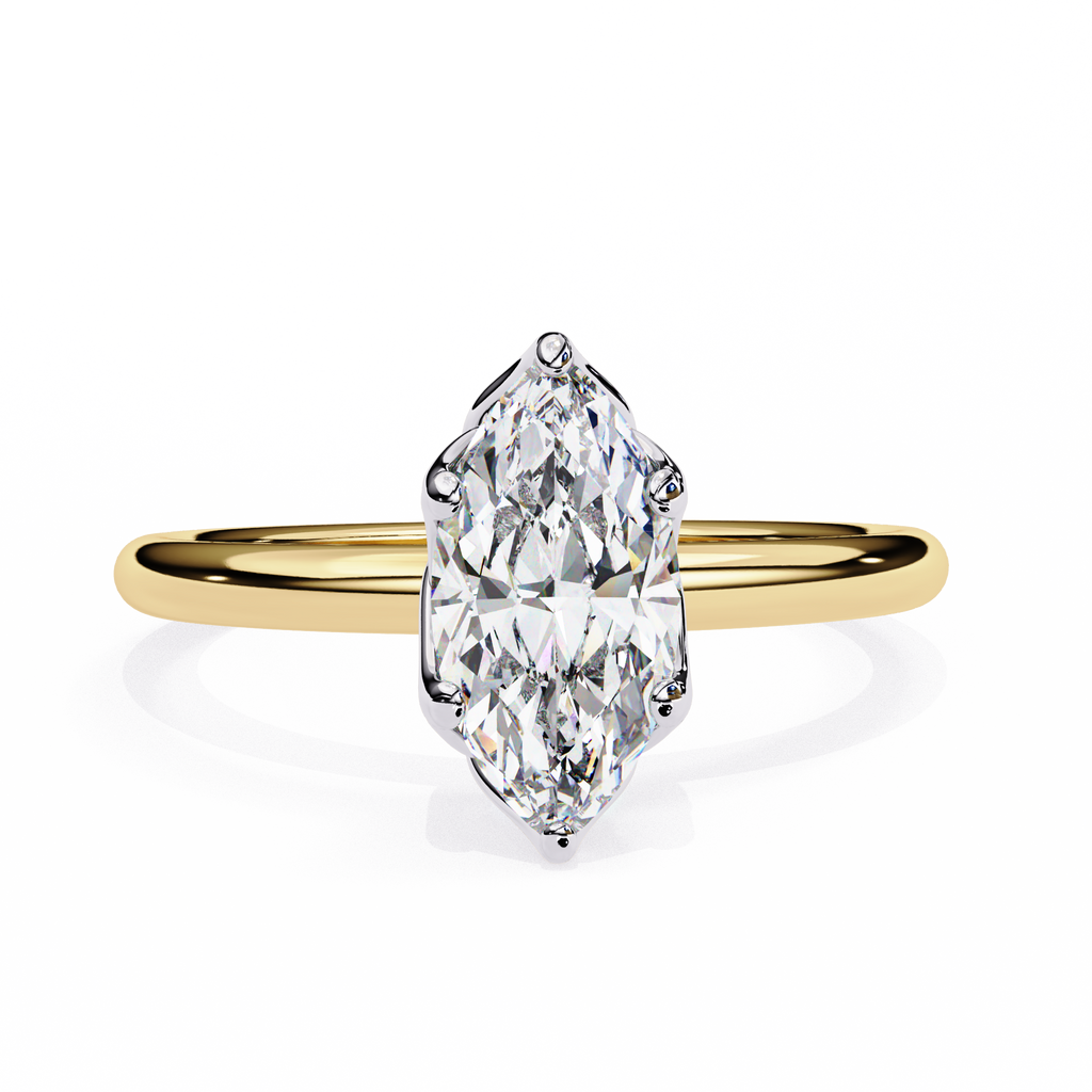 1.00ct Marquise Cut Lab-Grown Diamond Ring | Distinctive Gallery | VR260058