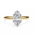 1.00ct Marquise Cut Lab-Grown Diamond Ring | Distinctive Gallery | VR260058