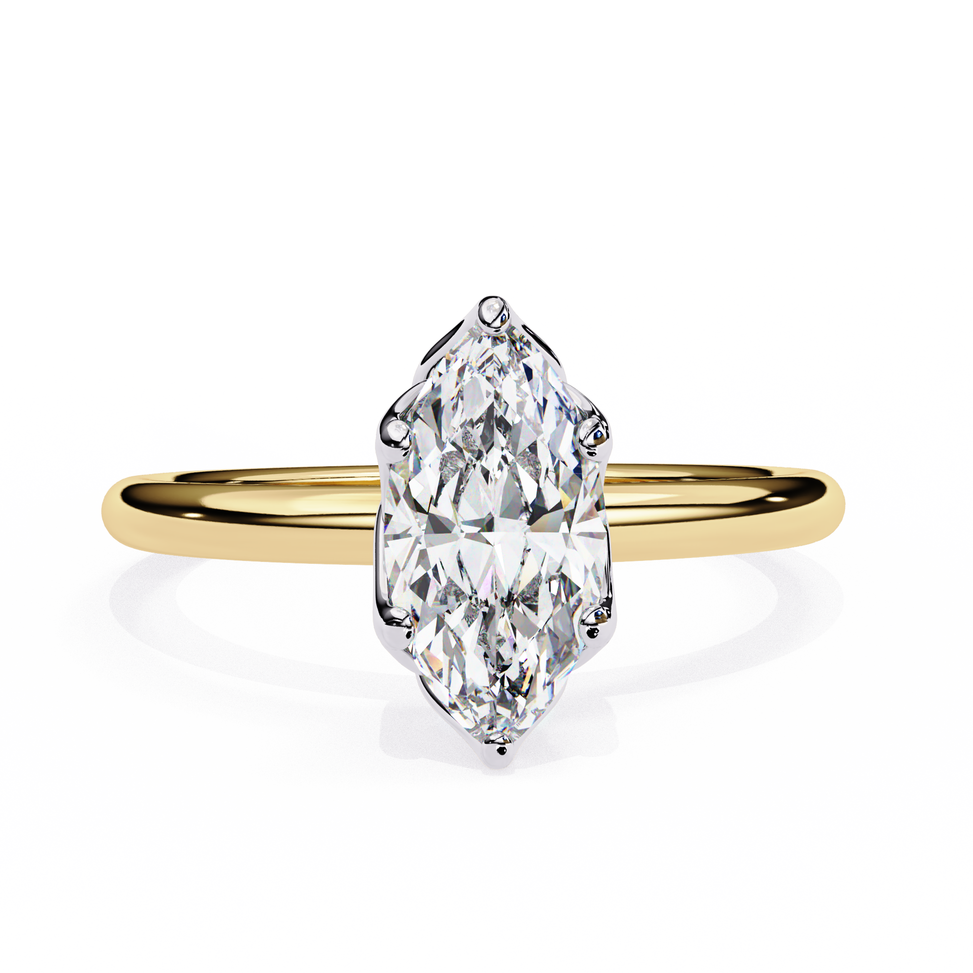 1.00ct Marquise Cut Lab-Grown Diamond Ring | Distinctive Gallery | VR260058