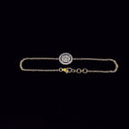 Halo Diamond Bracelet - Gold-Plated (Vermeil) Lab-Grown Diamonds | VB250274