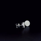 Round Pavé Cluster Stud Earrings - Gold-Plated (Vermeil) Lab-Grown Diamonds | VE232301