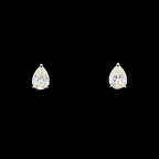 Pear-Shaped Solitaire Stud Earrings - Gold-Plated (Vermeil) Lab-Grown Diamonds | VE250249