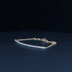 Classic Diamond Tennis Bracelet -Gold-Plated (Vermeil) Lab-Grown Diamonds | VLB00004