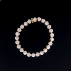 Cluster Diamond Tennis Bracelet -Gold (Plated) Vermeil Lab-Grown Diamonds | VLB00055