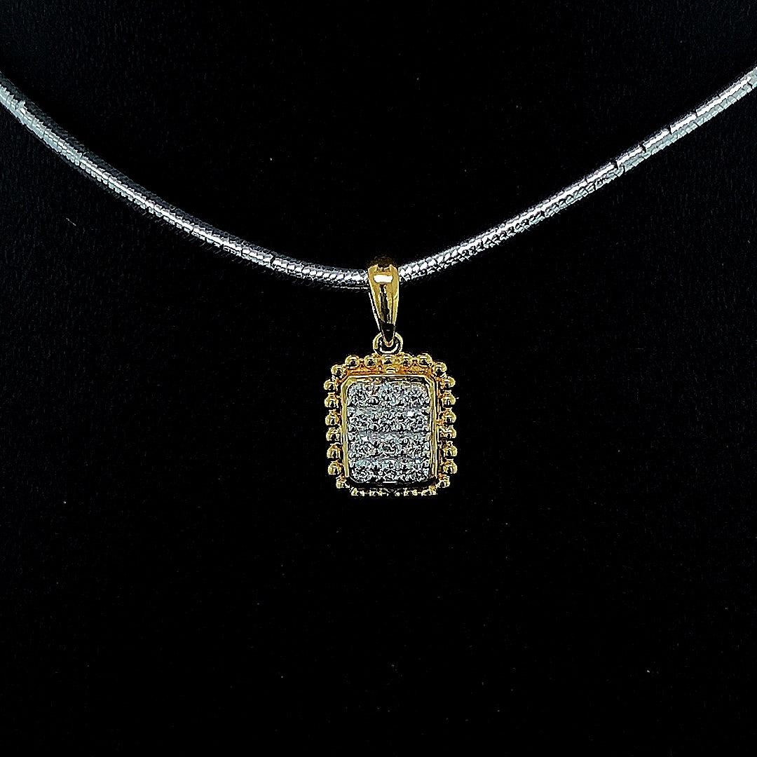 Cluster Diamond Pendant - Gold-Plated (Vermeil) Lab-Grown Diamonds | VP250096