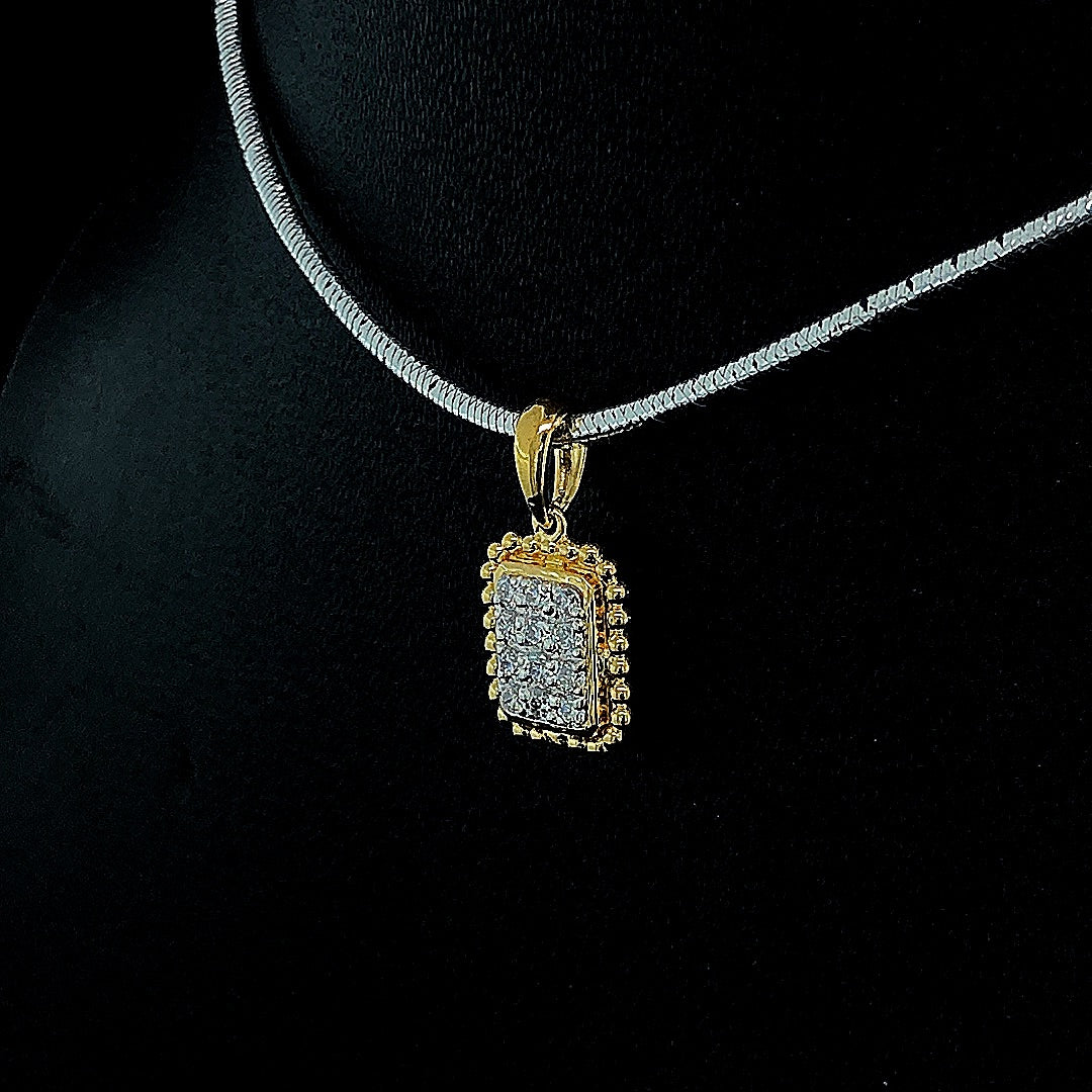 Cluster Diamond Pendant - Gold-Plated (Vermeil) Lab-Grown Diamonds | VP250096