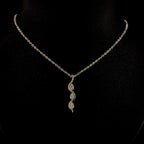 Triple Teardrop Twist Pendant - Gold-Plated (Vermeil) Lab-Grown Diamonds | VP250179