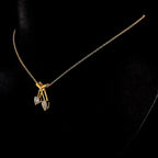 Double Tulip Pendant - Gold-Plated (Vermeil) Lab-Grown Diamonds | VP250180