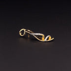 High Heel Shoe Pendant - Gold-Plated (Vermeil) Lab-Grown Diamonds | VP250356