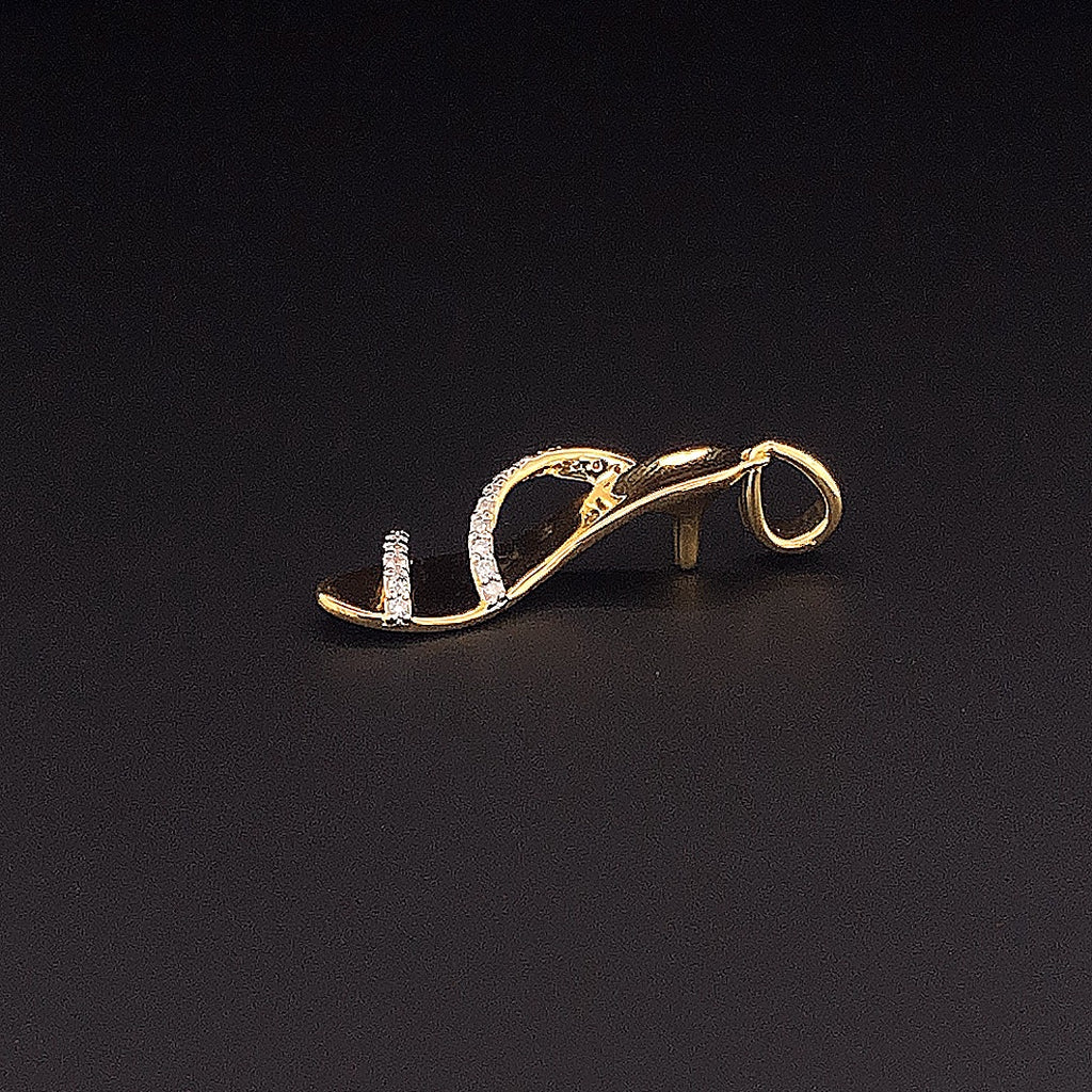 High Heel Shoe Pendant - Gold-Plated (Vermeil) Lab-Grown Diamonds | VP250356