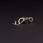 High Heel Shoe Pendant - Gold-Plated (Vermeil) Lab-Grown Diamonds | VP250356