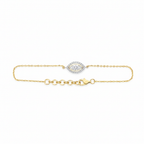 Evil Eye Diamond Bracelet -Gold-Plated (Vermeil) Lab-Grown Diamonds | VB250269